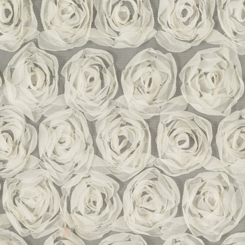 Zasłona 140x250 Roses 2 kremowa z aplikacją w kształcie róż gotowa na przelotkach Eurofirany Zasłona 140x250 Roses 2 kremowa z aplikacją w kształcie róż gotowa na przelotkach Eurofirany