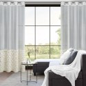 Zasłona 140x250 Roses 2 kremowa z aplikacją w kształcie róż gotowa na przelotkach Eurofirany Zasłona 140x250 Roses 2 kremowa z aplikacją w kształcie róż gotowa na przelotkach Eurofirany