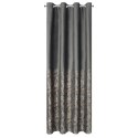 Zasłona 140x250 Tori grafitowa złota gałązki gotowa na przelotkach Eurofirany Zasłona 140x250 Tori grafitowa złota gałązki gotowa na przelotkach Eurofirany
