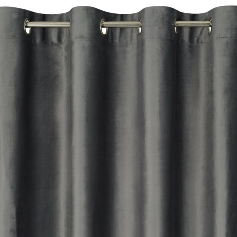 Zasłona 140x250 Tori grafitowa złota gałązki gotowa na przelotkach Eurofirany Zasłona 140x250 Tori grafitowa złota gałązki gotowa na przelotkach Eurofirany