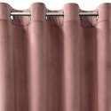 Zasłona gotowa na przelotkach 140x250 różowa ciemna welurowa Rosa Zasłona gotowa na przelotkach 140x250 różowa ciemna welurowa Rosa