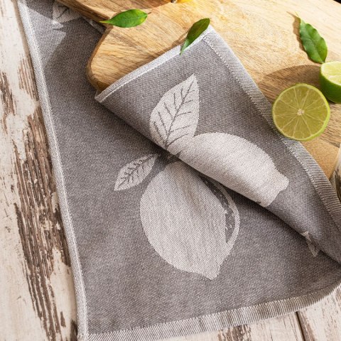 CYTRYNKA Ścierka kuchenna, rozmiar 50x70cm, kolor szary 001 S00018/SCI/001/050070/1 CYTRYNKA Ścierka kuchenna, rozmiar 50x70cm, kolor szary 001 S00018/SCI/001/050070/1