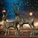 Figurka świąteczna Jeleń 17x7x39 stalowa Eurofirany Figurka świąteczna Jeleń 17x7x39 stalowa Eurofirany