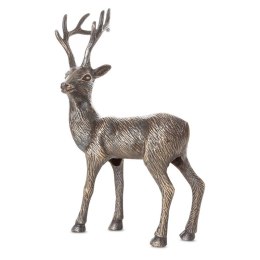 Figurka świąteczna Jeleń 22x9x42 stalowa Eurofirany