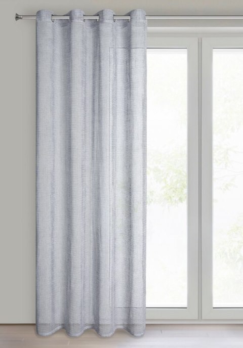 Firana gotowa 140x250 Neli srebrna Eurofirany Firana gotowa 140x250 Neli srebrna Eurofirany
