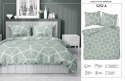 Pościel satynowa 160x200 5232 A seledynowa ciemna kremowa geometria Home Satin 59 Pościel satynowa 160x200 5232 A seledynowa ciemna kremowa geometria Home Satin 59