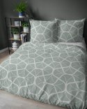 Pościel satynowa 160x200 5232 A seledynowa ciemna kremowa geometria Home Satin 59 Pościel satynowa 160x200 5232 A seledynowa ciemna kremowa geometria Home Satin 59