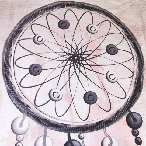 Pościel satynowa 220x200 22406 granatowa różowa pudrowa pióra bawełniana Panel Pościel satynowa 220x200 22406 granatowa różowa pudrowa pióra bawełniana Panel