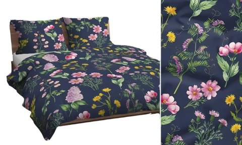 Poszewka bawełniana 70x80 granatowa zielona różowa żółta 4742 B bawełna Max Poszewka bawełniana 70x80 granatowa zielona różowa żółta 4742 B bawełna Max