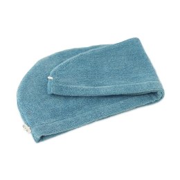 Turban kąpielowy do sauny 70x31 niebieski tkanina frotte 400g/m2 Zwoltex