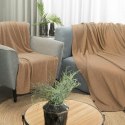 Koc narzuta 150x200 Bukla 2 beżowy baranek z mikrofibry Eurofirany Koc narzuta 150x200 Bukla 2 beżowy baranek z mikrofibry Eurofirany
