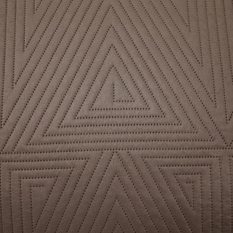Narzuta dekoracyjna 75x150 Trio brązowa na fotel geometryczna I25 Narzuta dekoracyjna 75x150 Trio brązowa na fotel geometryczna I25