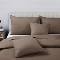 Narzuta dekoracyjna 75x150 Trio brązowa na fotel geometryczna I25 Narzuta dekoracyjna 75x150 Trio brązowa na fotel geometryczna I25