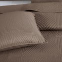 Narzuta dekoracyjna 75x150 Trio brązowa na fotel geometryczna I25 Narzuta dekoracyjna 75x150 Trio brązowa na fotel geometryczna I25