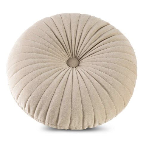 Poduszka dekoracyjna 40 cm Velvet 68 beżowa welurowa okrągła Eurofirany Poduszka dekoracyjna 40 cm Velvet 68 beżowa welurowa okrągła Eurofirany