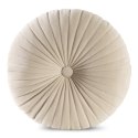 Poduszka dekoracyjna 40 cm Velvet 68 beżowa welurowa okrągła Eurofirany Poduszka dekoracyjna 40 cm Velvet 68 beżowa welurowa okrągła Eurofirany