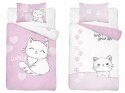 Pościel bawełniana 100x135 3158 D Kotka Meow-Meow różowa jasna dziecięca do łóżeczka jedna poszewka 40x60 Mayamoo 26 Pościel bawełniana 100x135 3158 D Kotka Meow-Meow różowa jasna dziecięca do łóżeczka jedna poszewka 40x60 Mayamoo 26