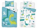 Pościel bawełniana 100x135 5135 A Dinozaury niebieska zielona dziecięca do łóżeczka jedna poszewka 40x60 Mayamoo 26 Pościel bawełniana 100x135 5135 A Dinozaury niebieska zielona dziecięca do łóżeczka jedna poszewka 40x60 Mayamoo 26