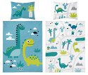 Pościel bawełniana 100x135 5135 A Dinozaury niebieska zielona dziecięca do łóżeczka jedna poszewka 40x60 Mayamoo 26 Pościel bawełniana 100x135 5135 A Dinozaury niebieska zielona dziecięca do łóżeczka jedna poszewka 40x60 Mayamoo 26