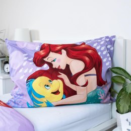 Pościel bawełniana 140x200 Arielka różowa poszewka 70x80 JF24