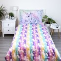Pościel bawełniana 140x200 Jednorożec pastelowa kolorowa poszewka 70x90 JF24 Pościel bawełniana 140x200 Jednorożec pastelowa kolorowa poszewka 70x90 JF24