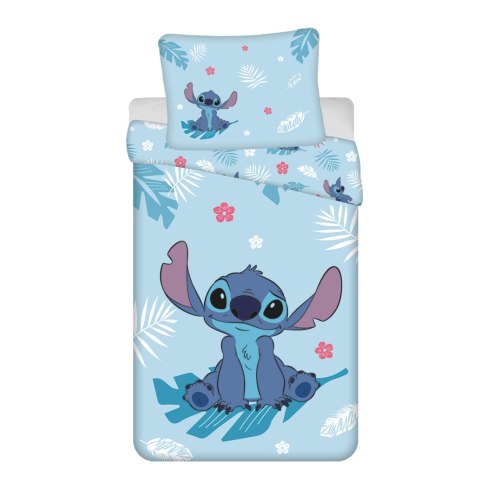 Pościel bawełniana 140x200 Lilo i Stitch niebieska poszewka 70x90 JF24 Pościel bawełniana 140x200 Lilo i Stitch niebieska poszewka 70x90 JF24
