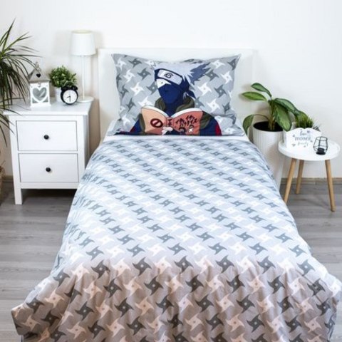 Pościel bawełniana 140x200 Naruto 2 szara kolorowa poszewka 70x90 JF24 Pościel bawełniana 140x200 Naruto 2 szara kolorowa poszewka 70x90 JF24