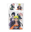 Pościel bawełniana 140x200 Naruto szara kolorowa poszewka 70x90 JF24 Pościel bawełniana 140x200 Naruto szara kolorowa poszewka 70x90 JF24
