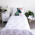 Pościel bawełniana 140x200 Naruto szara kolorowa poszewka 70x90 JF24 Pościel bawełniana 140x200 Naruto szara kolorowa poszewka 70x90 JF24