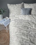 Pościel bawełniana 160x200 5237 A ekri niebieska zielona Lame Percale Pościel bawełniana 160x200 5237 A ekri niebieska zielona Lame Percale