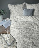 Pościel bawełniana 160x200 5237 A ekri niebieska zielona Lame Percale Pościel bawełniana 160x200 5237 A ekri niebieska zielona Lame Percale