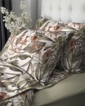 Pościel bawełniana 160x200 5241 B kremowa zielona ciemna ceglasta Lame Percale Pościel bawełniana 160x200 5241 B kremowa zielona ciemna ceglasta Lame Percale