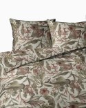 Pościel bawełniana 160x200 5241 B kremowa zielona ciemna ceglasta Lame Percale Pościel bawełniana 160x200 5241 B kremowa zielona ciemna ceglasta Lame Percale