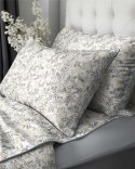 Pościel bawełniana 220x200 5237 A ekri niebieska zielona Lame Percale Pościel bawełniana 220x200 5237 A ekri niebieska zielona Lame Percale