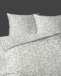 Pościel bawełniana 220x200 5237 A ekri niebieska zielona Lame Percale Pościel bawełniana 220x200 5237 A ekri niebieska zielona Lame Percale