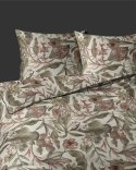 Pościel bawełniana 220x200 5241 B kremowa zielona ciemna ceglasta Lame Percale Pościel bawełniana 220x200 5241 B kremowa zielona ciemna ceglasta Lame Percale