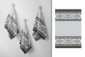 Ścierka kuchenna 40x60 Carino żółty 003 żakardowa bawełniana Ścierka kuchenna 40x60 Carino żółty 003 żakardowa bawełniana