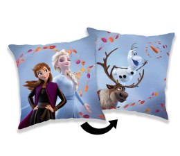 Poduszka dekoracyjna 40x40 Frozen Kraina Lodu niebieska JF24