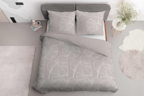 Pościel bawełniana 220x200 beżowa liście 4565 C Bawełna 37 Pościel bawełniana 220x200 beżowa liście 4565 C Bawełna 37