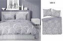 Pościel bawełniana 220x200 szara liście 4565 D Bawełna 37 Pościel bawełniana 220x200 szara liście 4565 D Bawełna 37