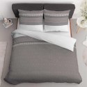 Pościel satynowa 140x200 beżowa ornamenty 4823 B z jedną poszewką Home Satin 11