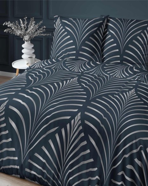 Pościel satynowa 180x200 grafitowa srebrna ornament 4396 C Home Satin 11 Pościel satynowa 180x200 grafitowa srebrna ornament 4396 C Home Satin 11