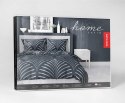 Pościel satynowa 180x200 grafitowa srebrna ornament 4396 C Home Satin 11 Pościel satynowa 180x200 grafitowa srebrna ornament 4396 C Home Satin 11