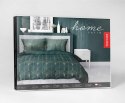Pościel satynowa 180x200 zielona butelkowa złota ornament 4822 B Home Satin 11 Pościel satynowa 180x200 zielona butelkowa złota ornament 4822 B Home Satin 11