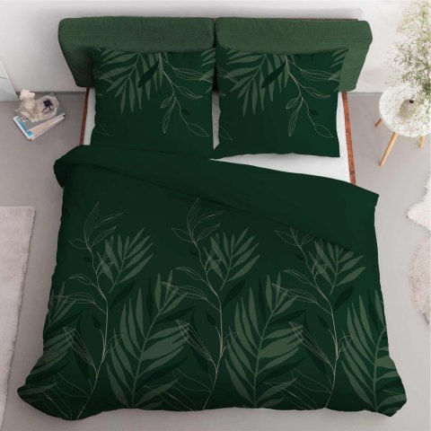 Pościel satynowa 180x200 zielona liście 4827 A Home Satin 11 Pościel satynowa 180x200 zielona liście 4827 A Home Satin 11
