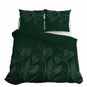 Pościel satynowa 180x200 zielona liście 4827 A Home Satin 11 Pościel satynowa 180x200 zielona liście 4827 A Home Satin 11