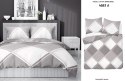 Pościel satynowa 220x200 beżowa biała kratka 4683 A Home Satin 40 Pościel satynowa 220x200 beżowa biała kratka 4683 A Home Satin 40