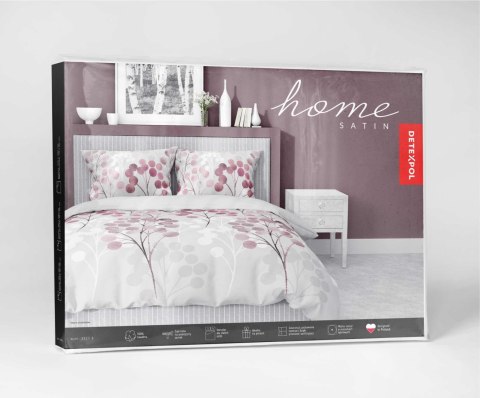 Pościel satynowa 220x200 szara bordowa kwiaty 5223 B Home Satin 11 Pościel satynowa 220x200 szara bordowa kwiaty 5223 B Home Satin 11