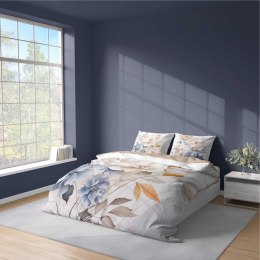 Pościel z mikrofibry 3D 160x200 kolorowa kwiaty 5315 A mikro 28