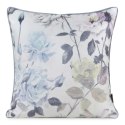 Poszewka dekoracyjna 45x45 Velvet 151 kremowa niebieska kwiaty welurowa Eurofirany Poszewka dekoracyjna 45x45 Velvet 151 kremowa niebieska kwiaty welurowa Eurofirany